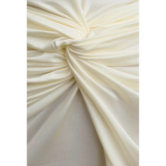 Baobab Mia Plunge V-Neck Gathered Midi Sheath Dress, NWT - Picture 5 of 15